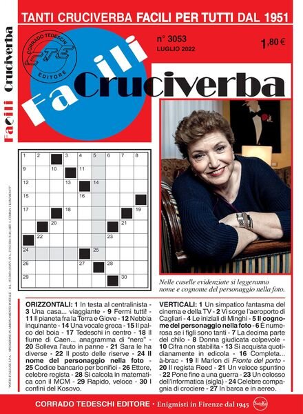 Facili Cruciverba – luglio 2022 Cover