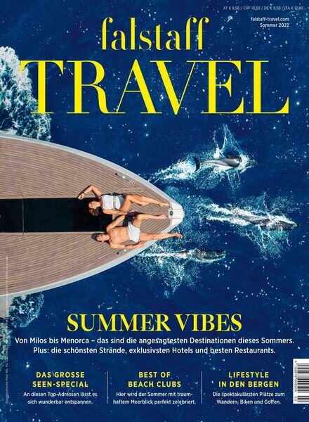 Falstaff Travel – Juli 2022 Cover