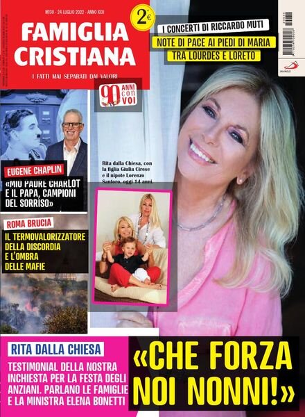 Famiglia Cristiana – 24 Luglio 2022 Cover