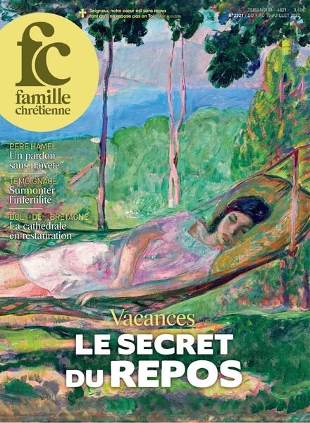 Famille Chretienne – 9 Juillet 2022 Cover
