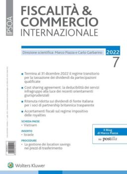 Fiscalita & Commercio Internazionale – Luglio 2022