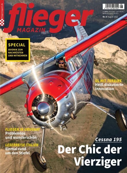 Fliegermagazin – August 2022 Cover