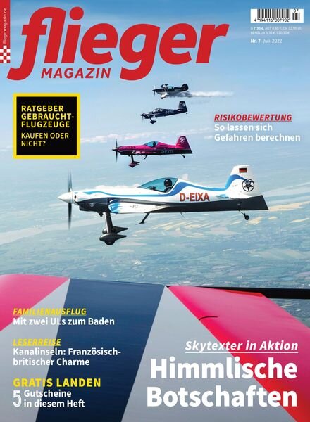 Fliegermagazin – Juli 2022 Cover