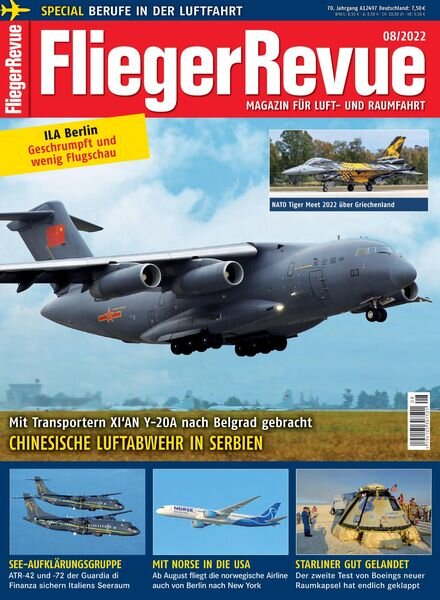 FliegerRevue – August 2022 Cover