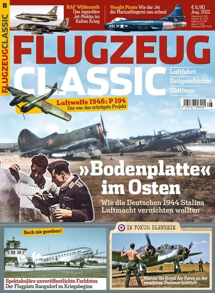 Flugzeug Classic – August 2022 Cover