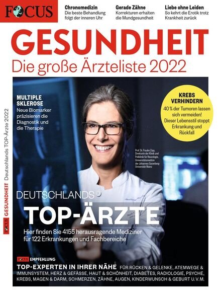 Focus Gesundheit – N 4 2022 Cover