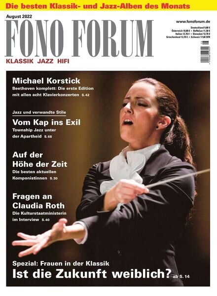 Fono Forum – August 2022 Cover