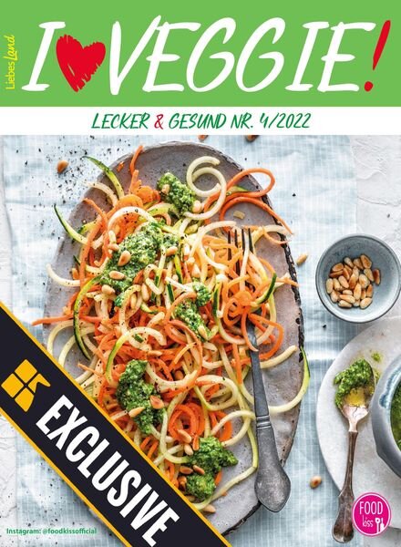 FOODkiss I Love Veggy – Juni 2022 Cover