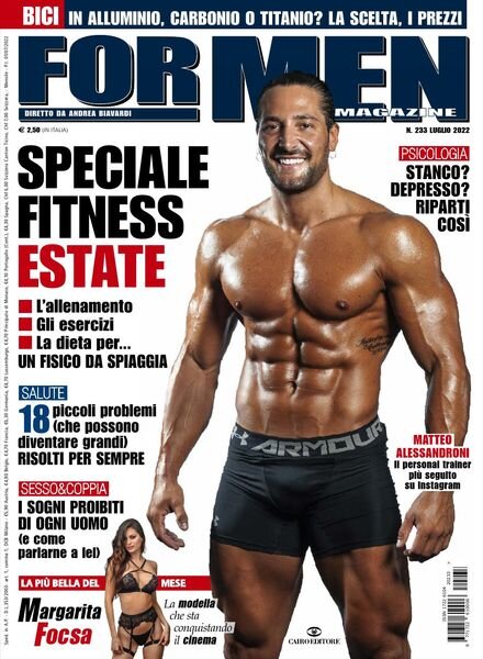 For Men Magazine – Luglio 2022 Cover