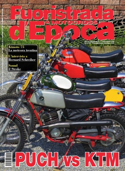 Fuoristrada & Motocross d’Epoca – Luglio-Agosto 2022 Cover