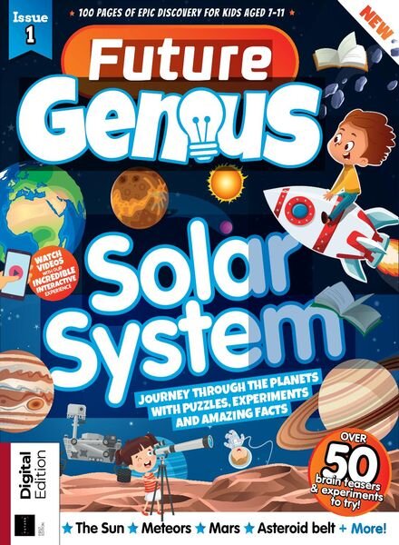 Future Genius – Solar Systems Issue 1 Revised Edition – July 2022 Cover