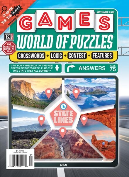 Games World of Puzzles – September 2022 Cover