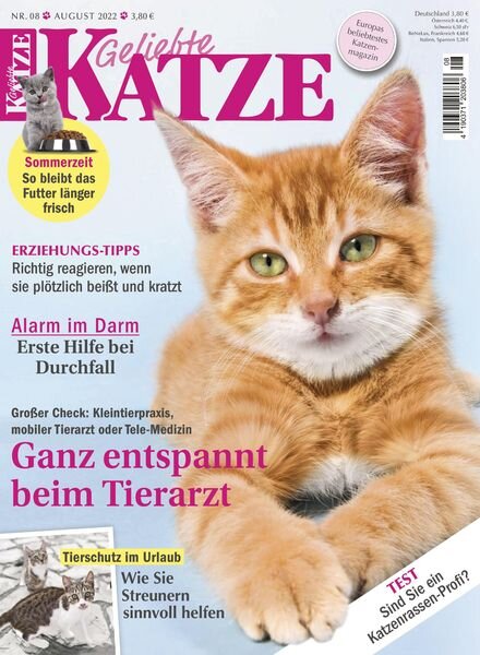 Geliebte Katze – August 2022 Cover