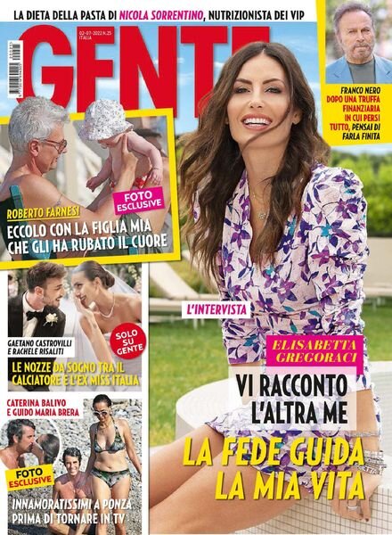 Gente Italia – 02 luglio 2022 Cover