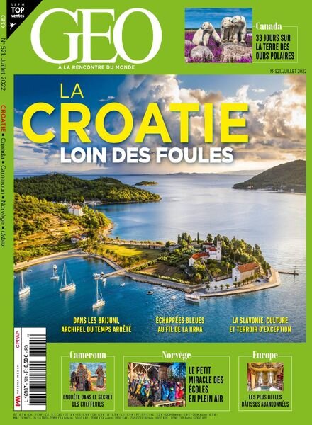 Geo France – Juillet 2022 Cover