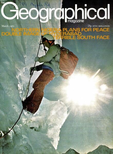 Geographical – March 1971 Cover
