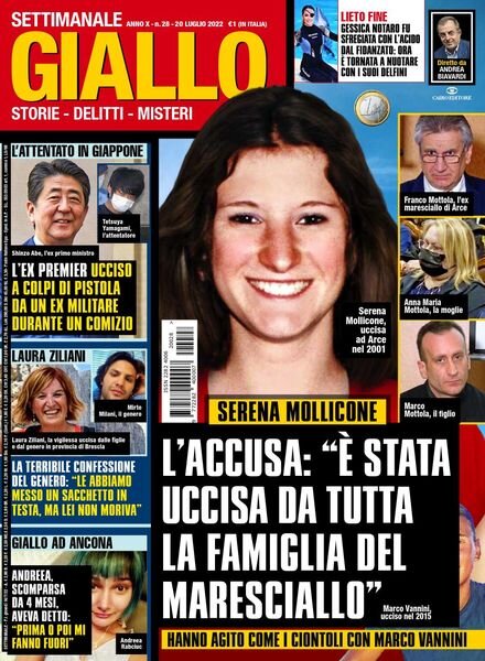 Giallo – 20 Luglio 2022 Cover
