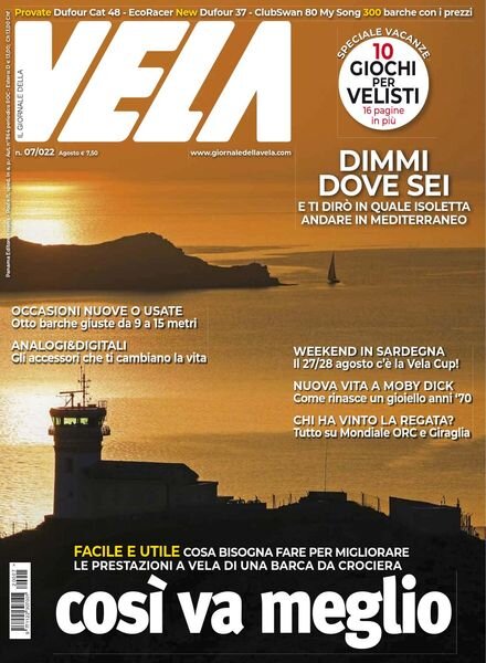 Giornale della Vela – Agosto 2022 Cover