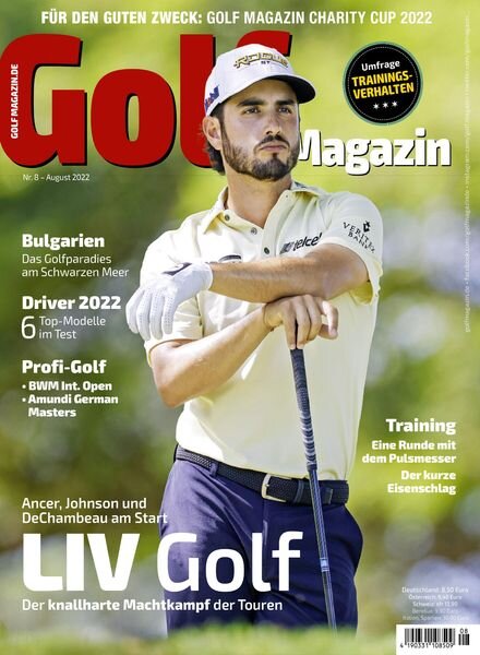 Golf Magazin – August 2022 Cover