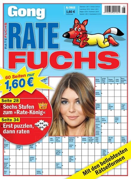 Gong Ratefuchs – August 2022 Cover