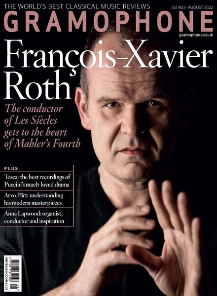 Gramophone – August 2022 Cover