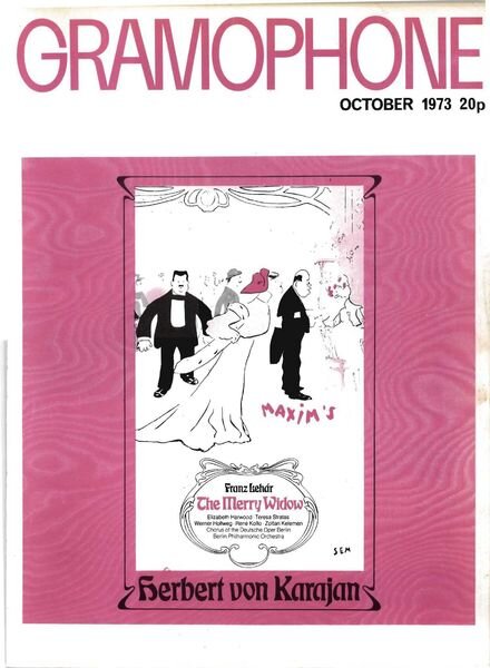 Gramophone – October 1973 Cover