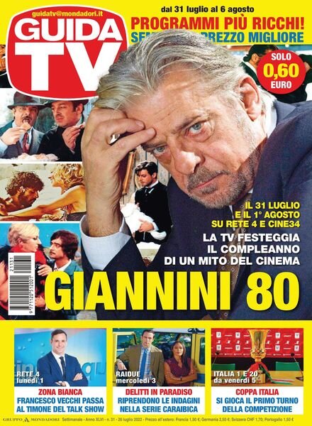 GuidaTV – 26 luglio 2022 Cover