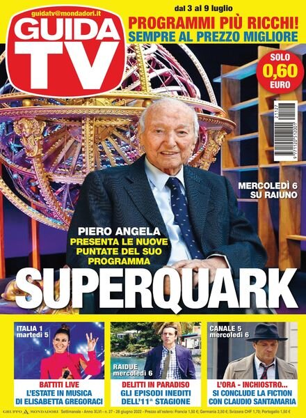 GuidaTV – 28 giugno 2022 Cover
