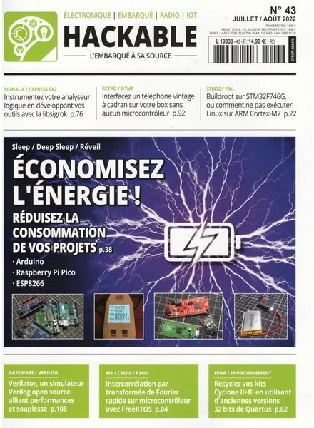 Hackable Magazine – Juillet-Aout 2022 Cover