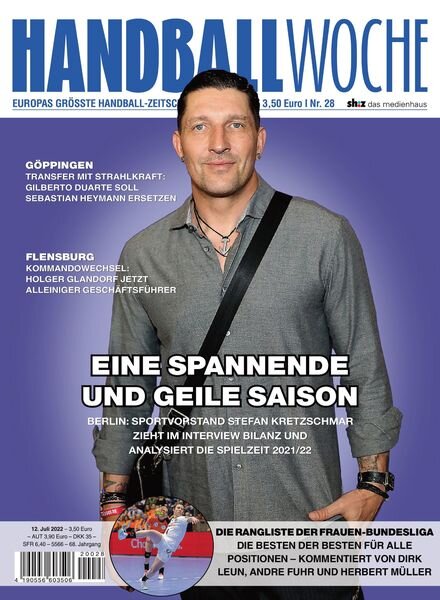 Handballwoche – 12 Juli 2022 Cover