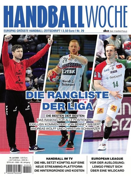 Handballwoche – 19 Juli 2022 Cover
