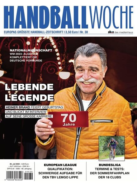 Handballwoche – 26 Juli 2022 Cover