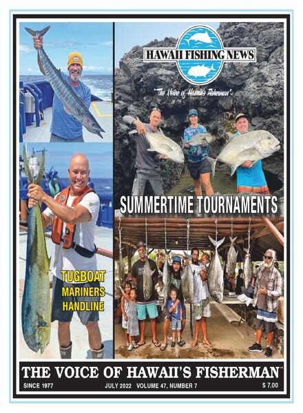 Hawaii Fishing News – July 2022 Cover