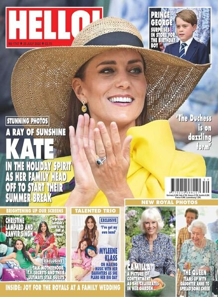 Hello! Magazine UK – 25 July 2022 Cover
