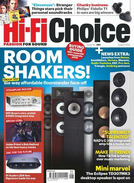 Hi-Fi Choice – Issue 491 – August 2022 Cover