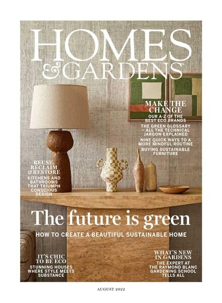 Homes & Gardens UK – August 2022 Cover