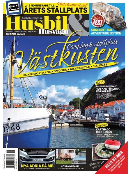 Husbil & Husvagn – juli 2022 Cover
