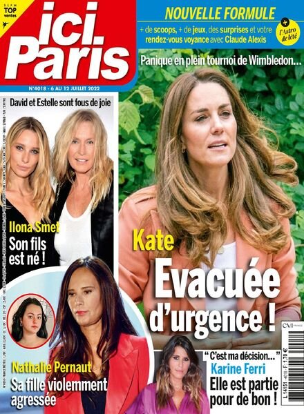 Ici Paris – 06 juillet 2022 Cover