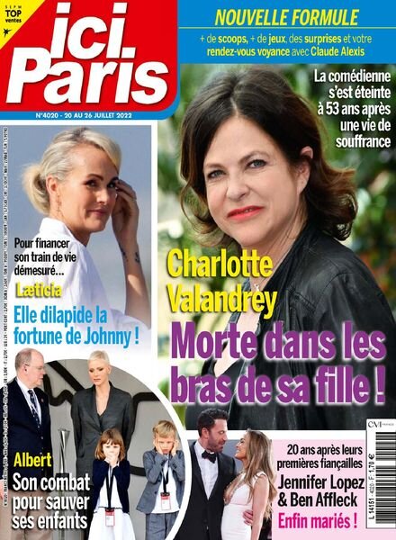 Ici Paris – 20 juillet 2022 Cover