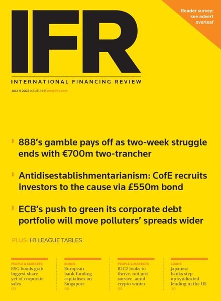 IFR Magazine – July 09 2022 Cover