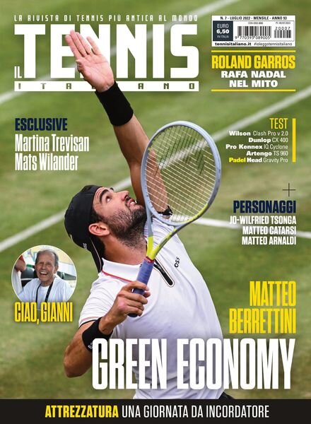 Il Tennis Italiano – luglio 2022 Cover
