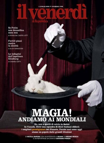 Il Venerdi di Repubblica – 1 Luglio 2022 Cover
