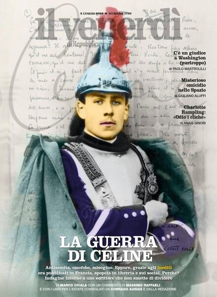 Il Venerdi di Repubblica – 8 Luglio 2022 Cover