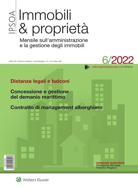 Immobili & proprieta – Giugno 2022 Cover
