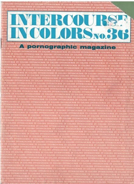 Intercourse in Colors – n. 36 1971 Cover