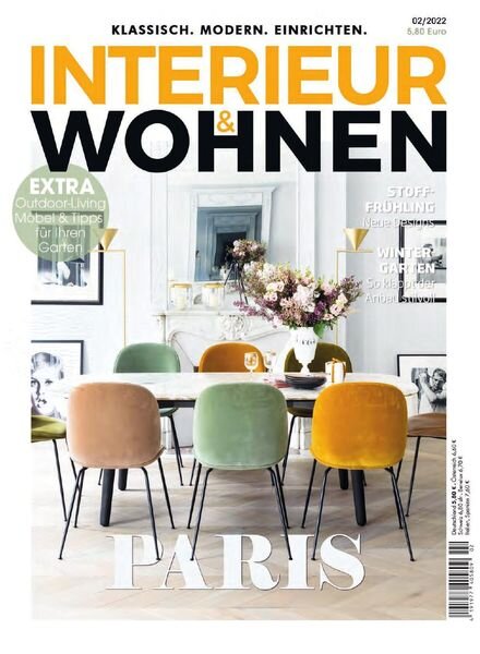 Interieur & Wohnen – April-Mai-Juni 2022 Cover