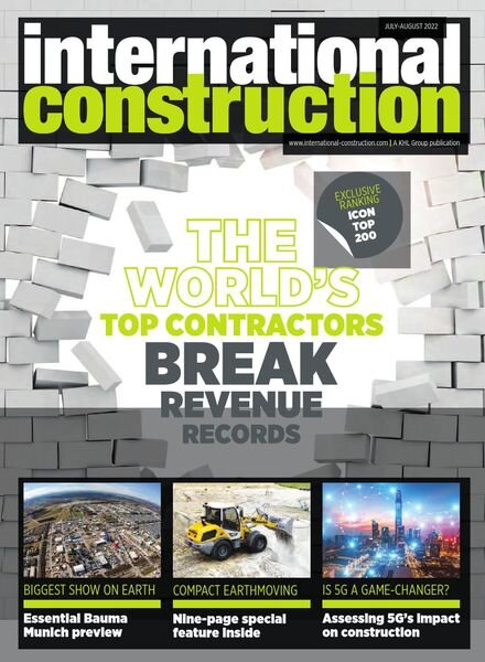 International Construction – July-August 2022 Cover