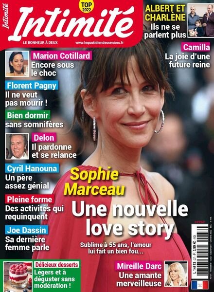 Intimite – 01 juillet 2022 Cover