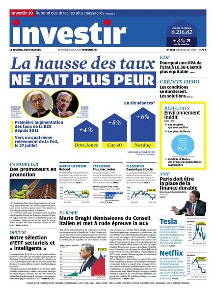 Investir – 23 Juillet 2022 Cover