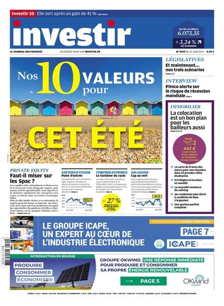 Investir – 25 Juin 2022 Cover